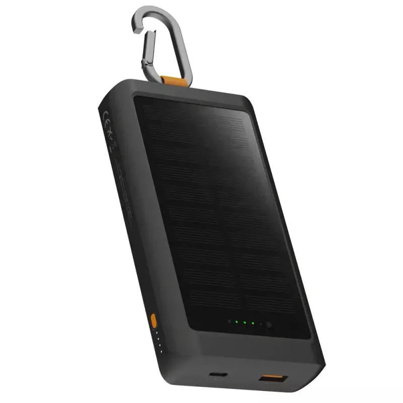 Power bank Xtorm XG2S101 — 10000 mAh LiPo, 30 W, USB‑C + USB‑A, szary/czarny/pomarańczowy