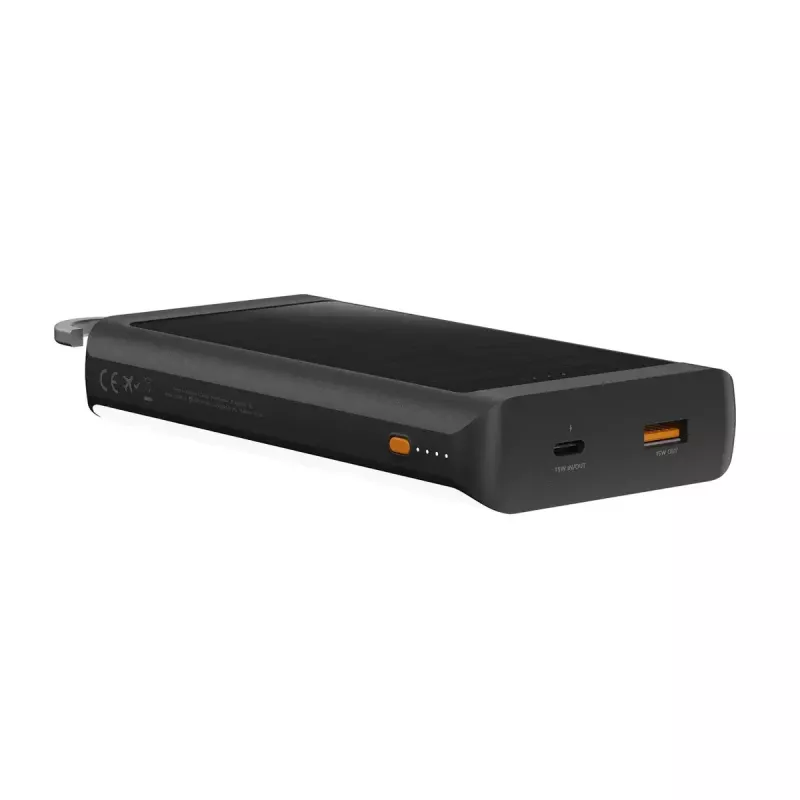 Power bank Xtorm XG2S101 — 10000 mAh LiPo, 30 W, USB‑C + USB‑A, szary/czarny/pomarańczowy