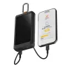 Power bank Xtorm XG2S101 — 10000 mAh LiPo, 30 W, USB‑C + USB‑A, szary/czarny/pomarańczowy