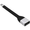 Techly ICOC-USBC-DP12 kabel wideo adapter 0,131 m USB Type-C DisplayPort Czarny