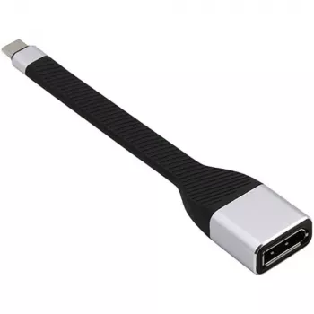 Techly ICOC-USBC-DP12 kabel wideo adapter 0,131 m USB Type-C DisplayPort Czarny
