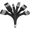 Techly ICOC-USBC-DP12 kabel wideo adapter 0,131 m USB Type-C DisplayPort Czarny