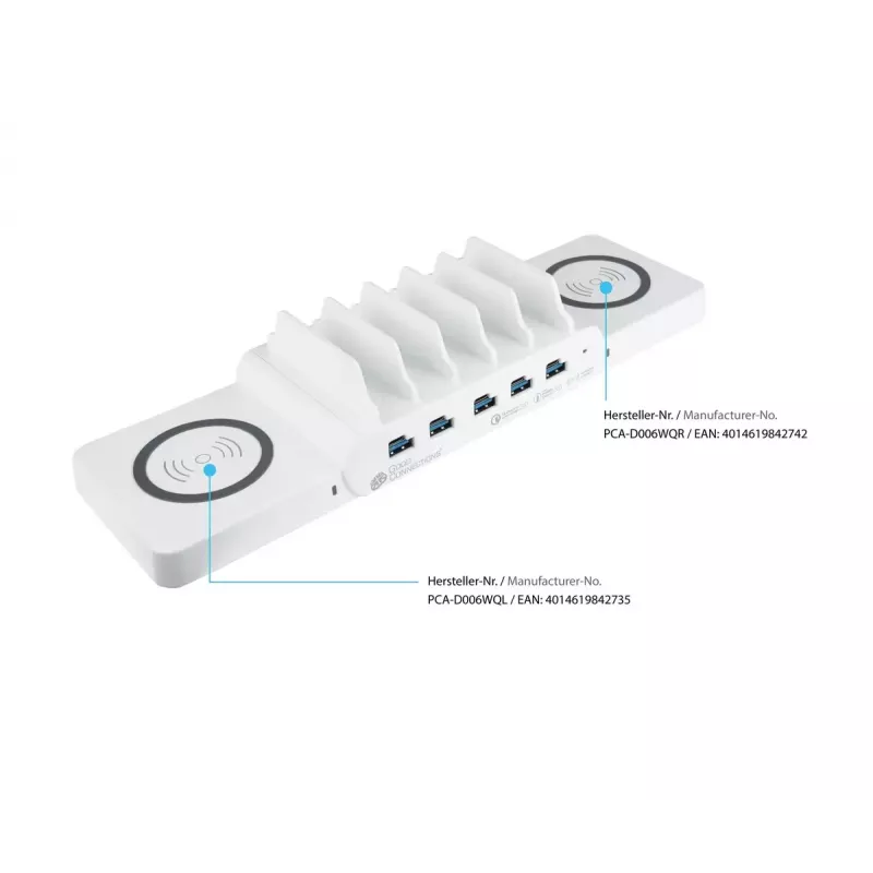 Wolnostojąca stacja ładująca Alcasa PCA-D006W biała 110W 100-240V