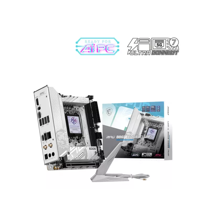Płyta główna MSI MPG B860I EDGE TI WIFI Intel B860 LGA 1851 (Socket V1) mini ITX