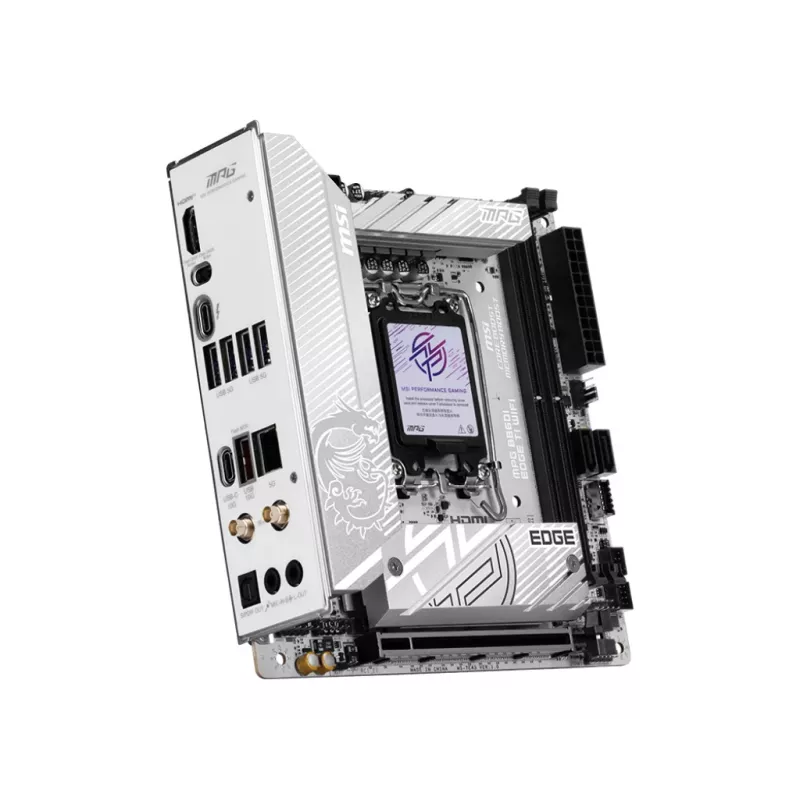 Płyta główna MSI MPG B860I EDGE TI WIFI Intel B860 LGA 1851 (Socket V1) mini ITX