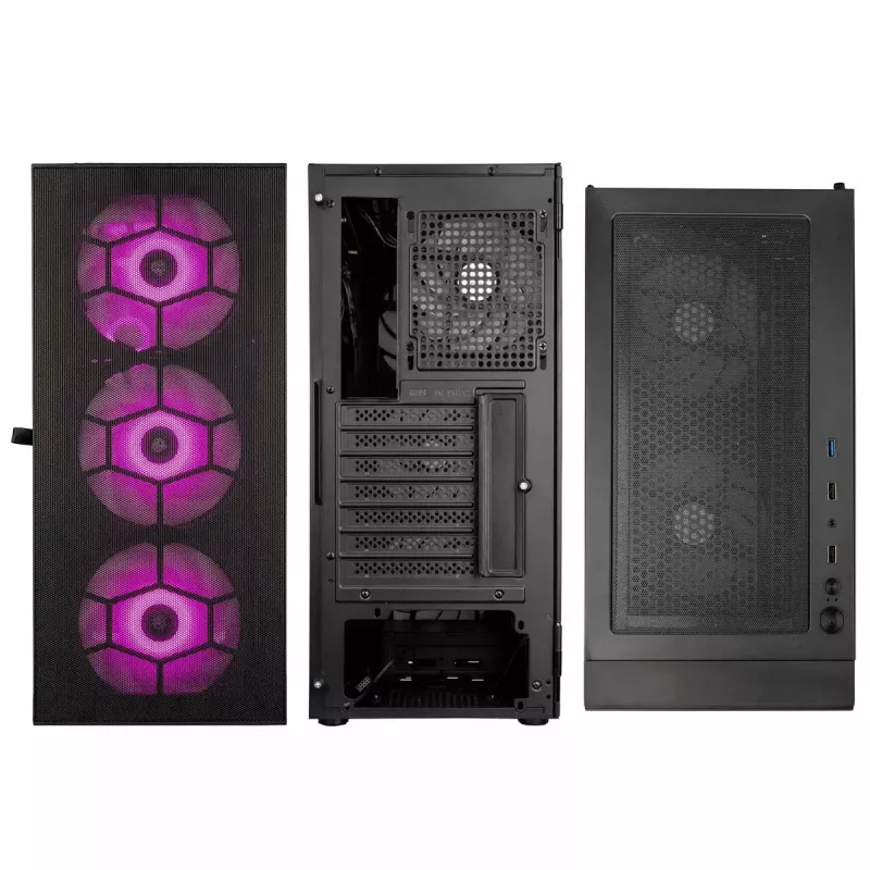 Obudowa PC Kolink OBSERVATORY HF MB Midi Tower Czarna