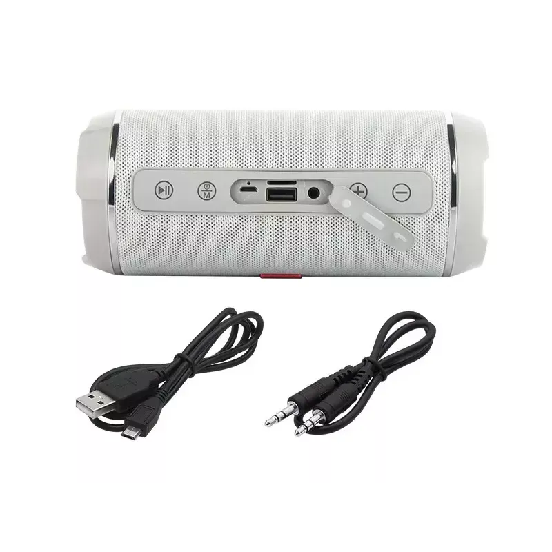 Przenośny głośnik mono BLOW BT-460 szary — 5 W RMS, bateria 2000 mAh, Bluetooth 4.0, MicroSD, FM, AUX
