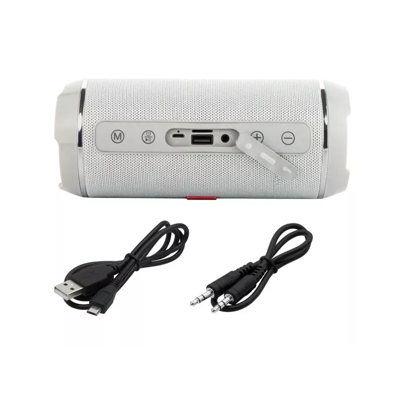 Przenośny głośnik mono BLOW BT-460 szary — 5 W RMS, bateria 2000 mAh, Bluetooth 4.0, MicroSD, FM, AUX