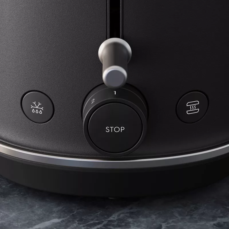 Toster Electrolux E7T1-6BP 2 kromki 980 W Czarny