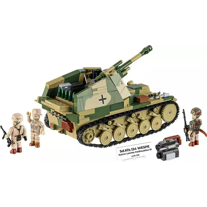 Cobi Blocks SD.KFZ.124 Wespe model kit, 860 blocks