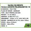 Cobi Blocks SD.KFZ.124 Wespe model kit, 860 blocks