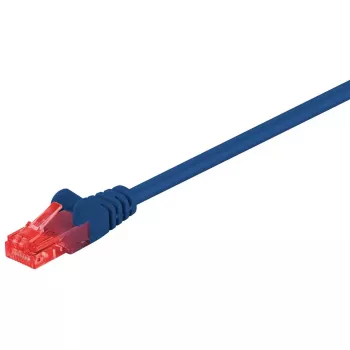 Goobay CAT 6 Patch kabel U/UTP niebieski 0,5 m RJ-45