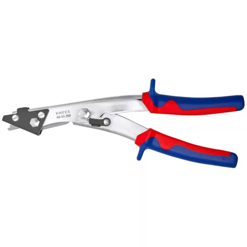 Proste nożyce stalowe Knipex 90 55 280, zdolność cięcia 1,2 mm