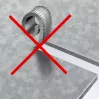 Proste nożyce stalowe Knipex 90 55 280, zdolność cięcia 1,2 mm