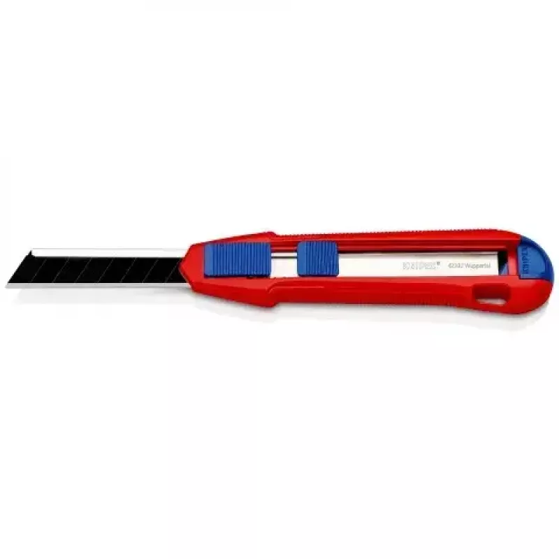 Nóż odłamywany Knipex CutiX® Czarny Niebieski Czerwony