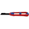 Nóż odłamywany Knipex CutiX® Czarny Niebieski Czerwony