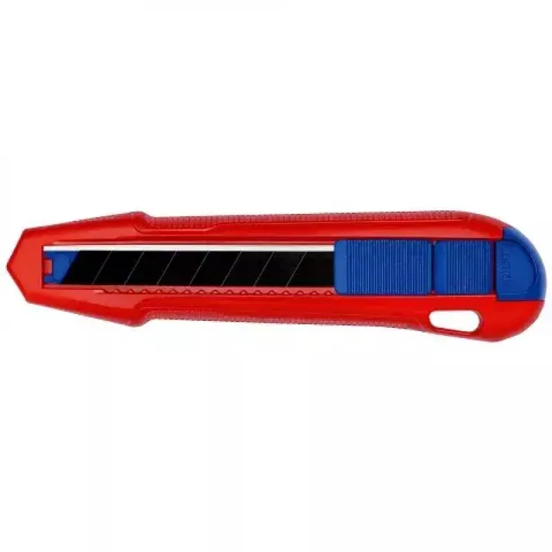 Nóż odłamywany Knipex CutiX® Czarny Niebieski Czerwony