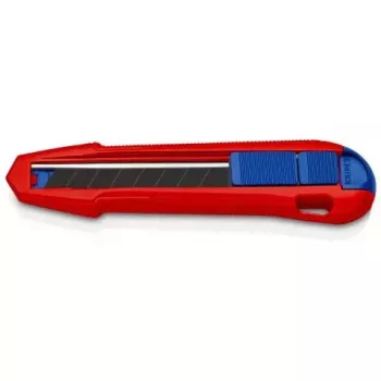 Nóż odłamywany Knipex CutiX® Czarny Niebieski Czerwony