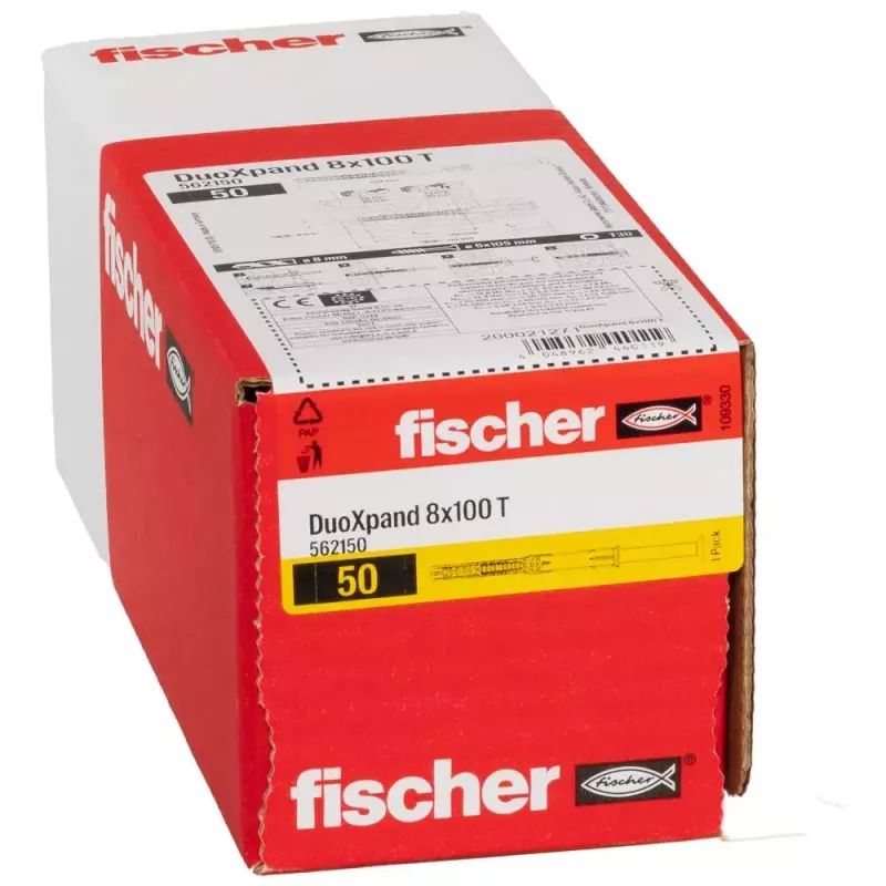 Kołek rozporowy Fischer 562150 100 mm Nylon 50 szt.