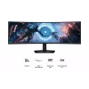 Monitor komputerowy Samsung S49FG912EU 124,5 cm (49 cali) 5120 x 1440 pikseli Dual QHD LCD Czarny