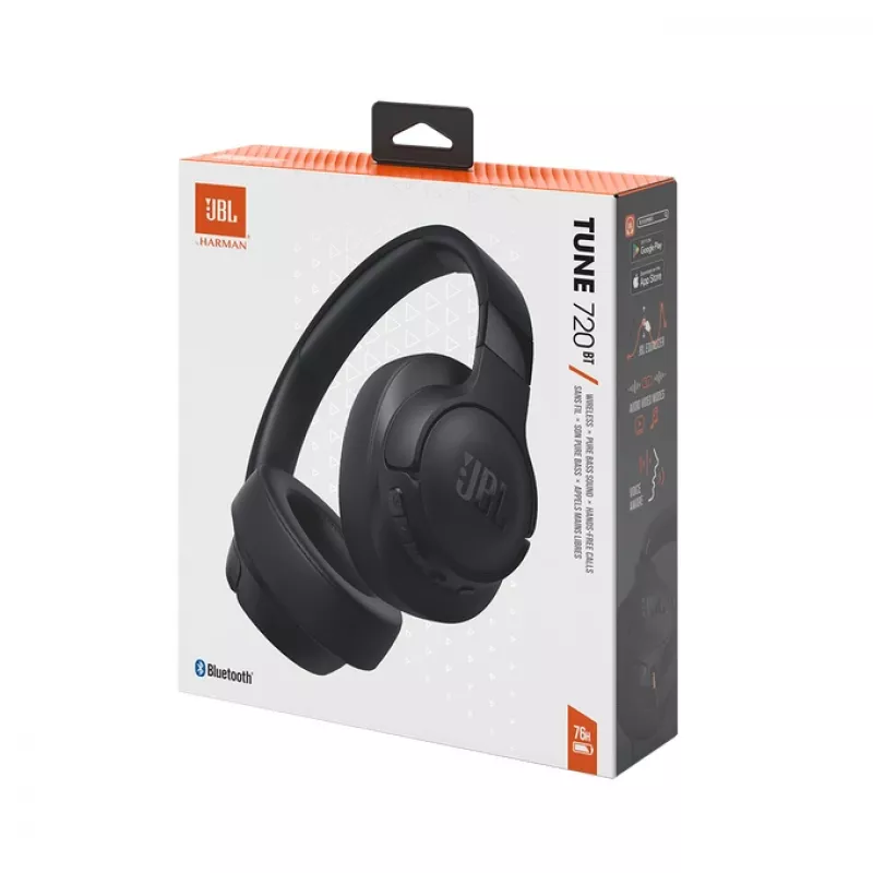 JBL Tune 720BT Zestaw słuchawkowy Bezprzewodowy Nagłowny Połączenia/Muzyka Bluetooth Czarny
