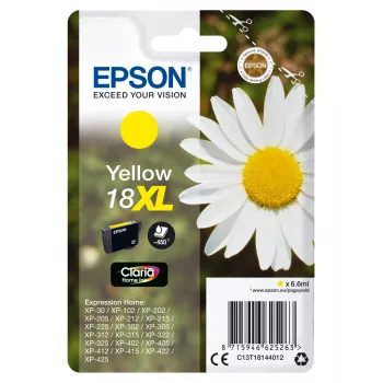 Cartridge Epson 18XL żółty 450 stron Blæk C13T18144012
