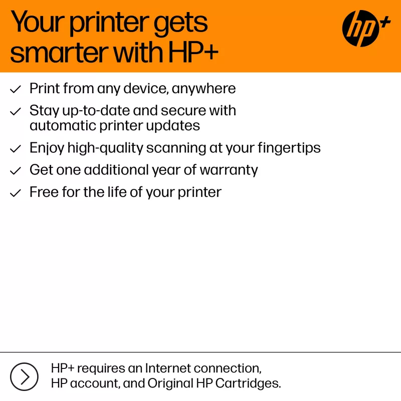 HP OfficeJet Pro 8125e Bezprzewodowa Wielofunkcyjna Kolorowa Drukarka, Instant Ink; Druk dwustronny