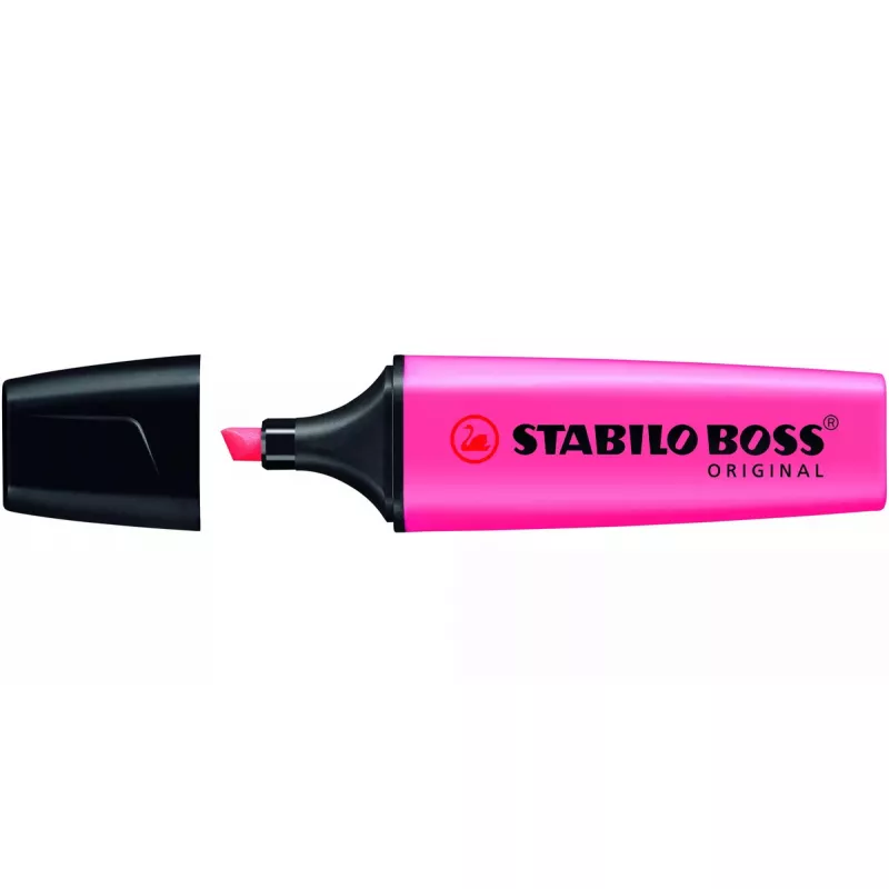 Marker STABILO BOSS Oryginalny Chisel tip Pink