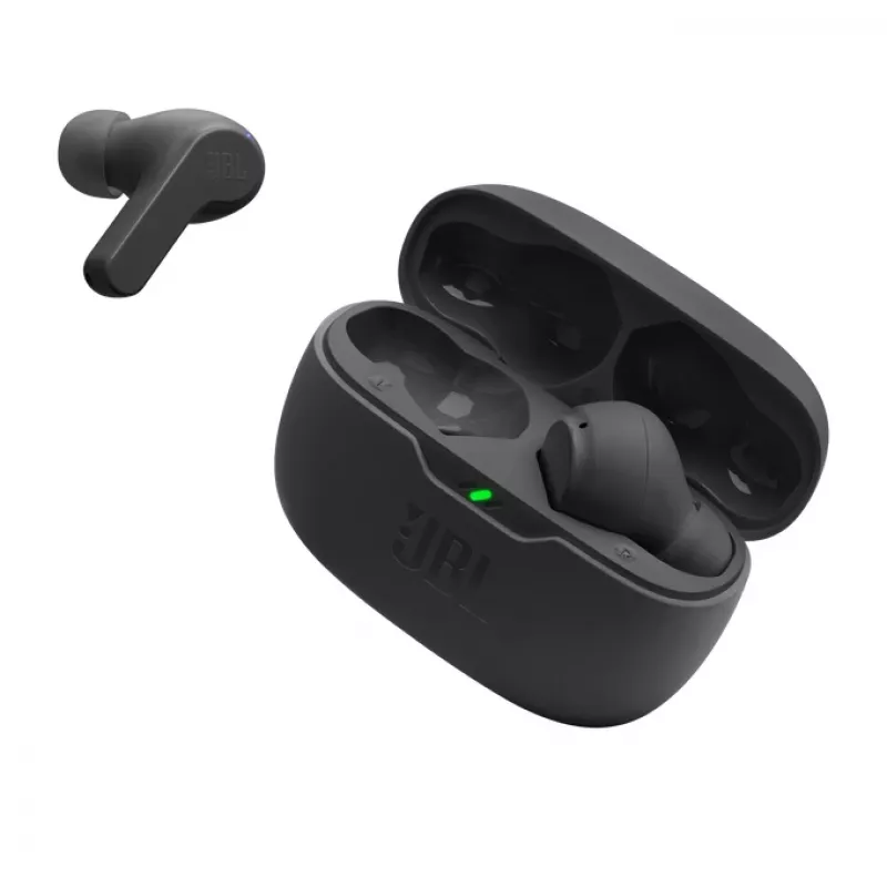 Zestaw słuchawkowy JBL Wave Beam True Wireless Stereo (TWS) douszny do rozmów/muzyki/sportu/codziennego użytku, czarny
