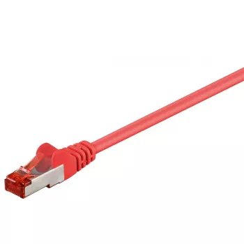 Goobay CAT 6 patch kabel S/FTP (PiMF), 3 m, czerwony, RJ-45 to RJ-45