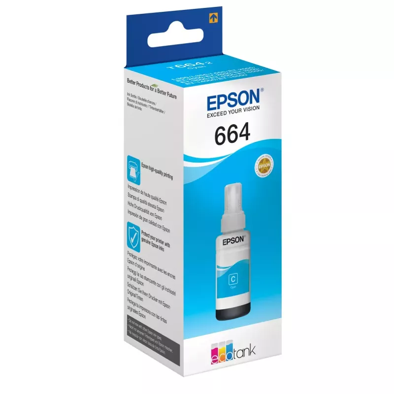Epson 664 Ecotank cyjan ink bottle (70ml)