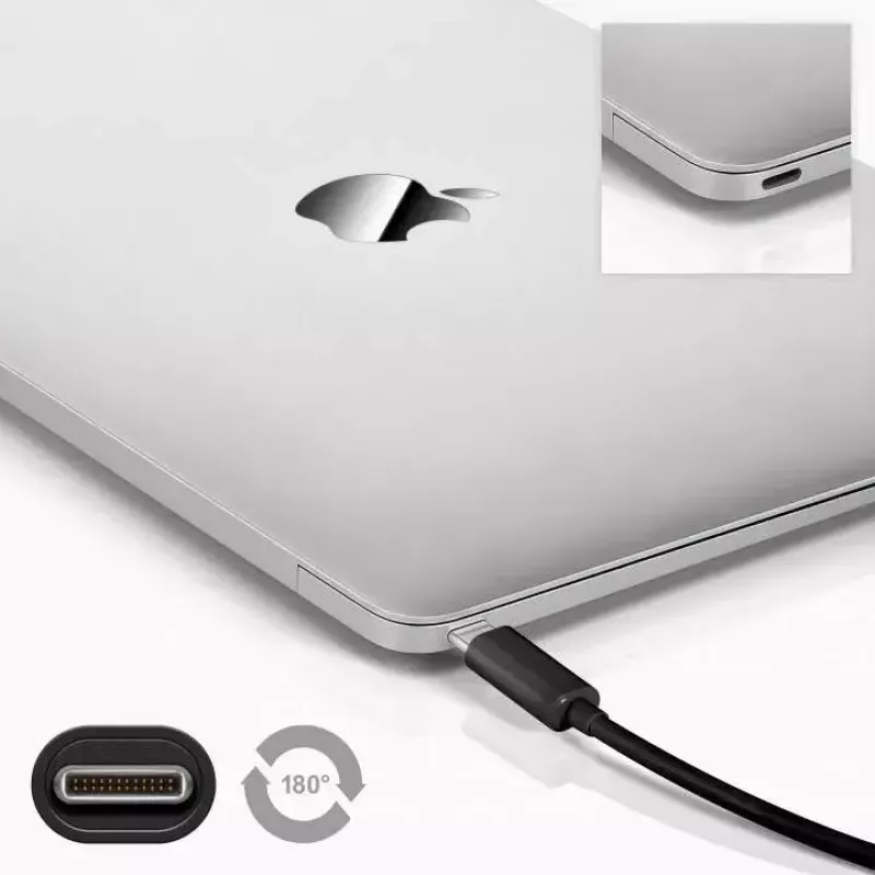 Kabel USB Goobay USB 2.0 1 m Micro-USB B USB C Czarny