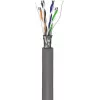 Kabel sieciowy Goobay CAT 5e F/UTP Szary 100m