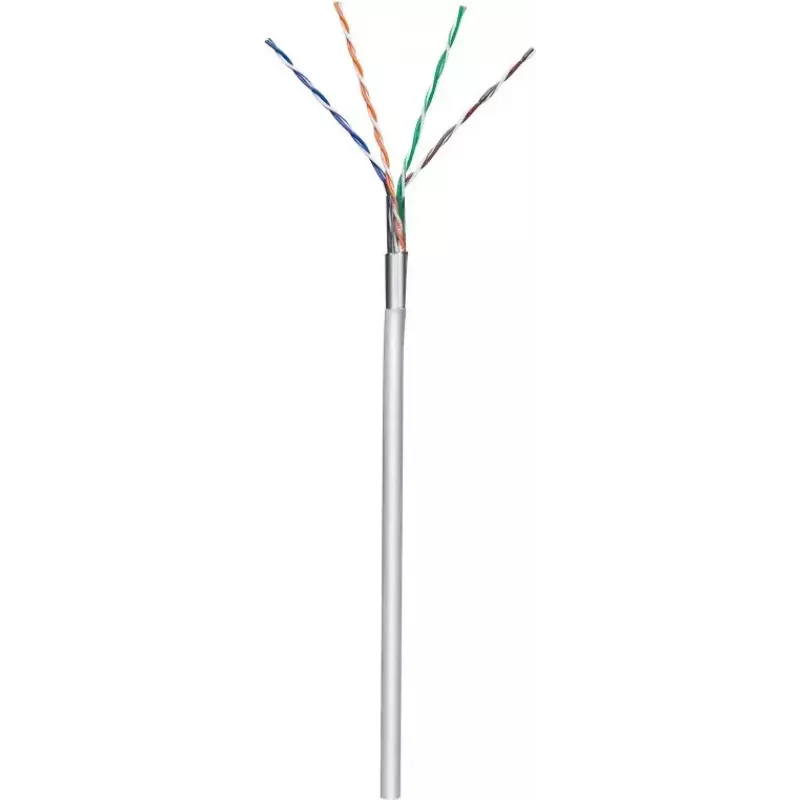 Kabel sieciowy Goobay CAT 5e F/UTP Szary 100m