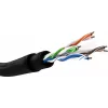 Kabel sieciowy Goobay 94399 U/UTP Cat6 305 m Czarny