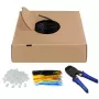 Kabel sieciowy Goobay 94399 U/UTP Cat6 305 m Czarny