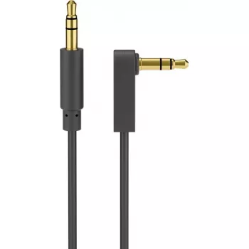 Kabel audio Goobay 67782 0,5 m 3,5 mm męski na męski czarny