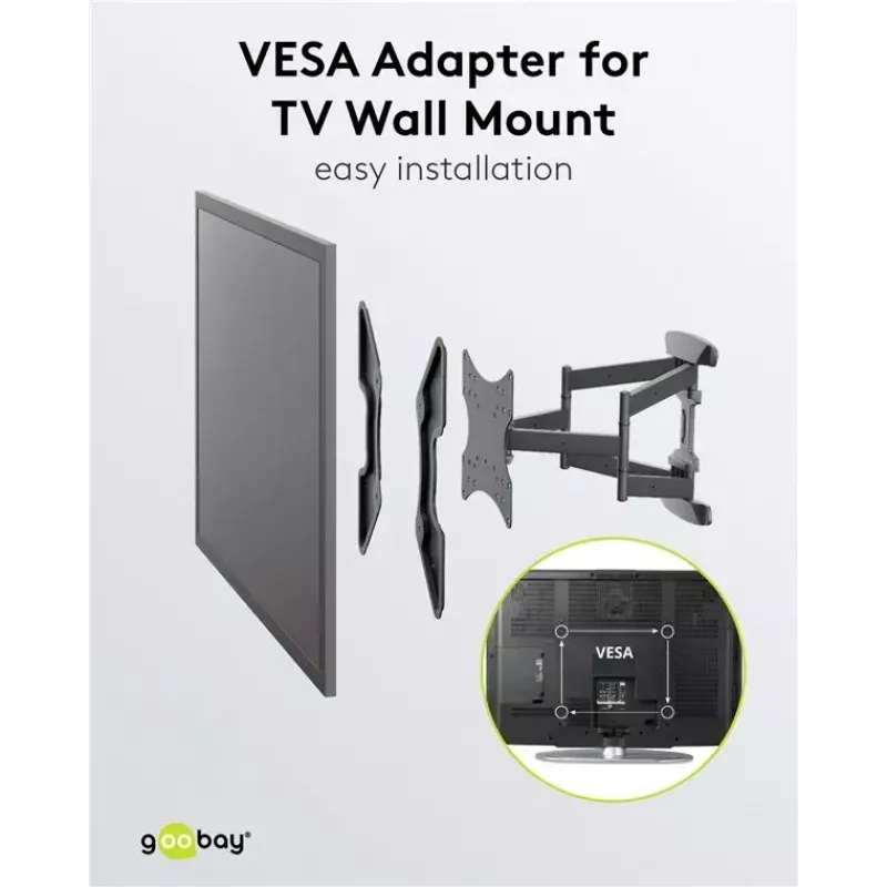 Adapter VESA do uchwytu ściennego TV Goobay 60134