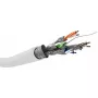 Goobay CAT 6 kabel sieciowy S/FTP PiMF biały 100m
