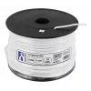 Kabel telefoniczny Deltaco MD-14 RJ11 100m biały