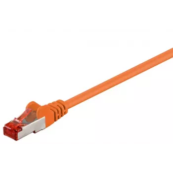 Kabel sieciowy Goobay 95496 pomarańczowy 2 m Cat6 S/FTP