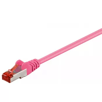 Kabel sieciowy Goobay CAT 6 Patch kabel RJ-45 Cat6 10m magenta