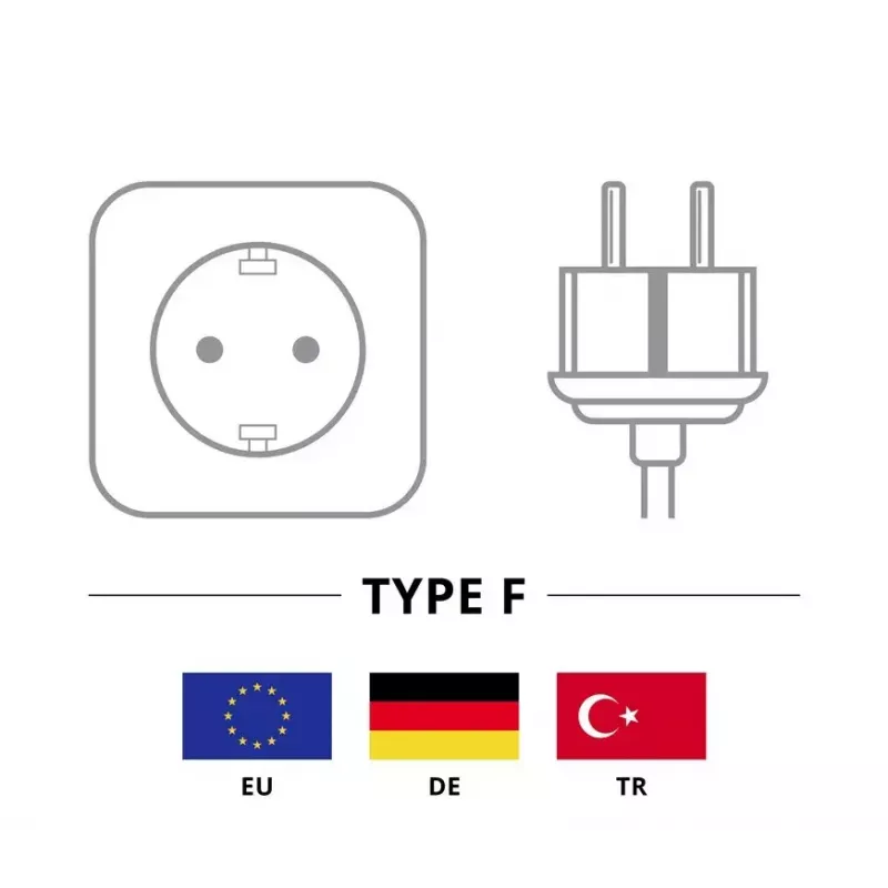 Kątowy kabel z wtyczką ochronną Goobay 93976 1,5 m czarny