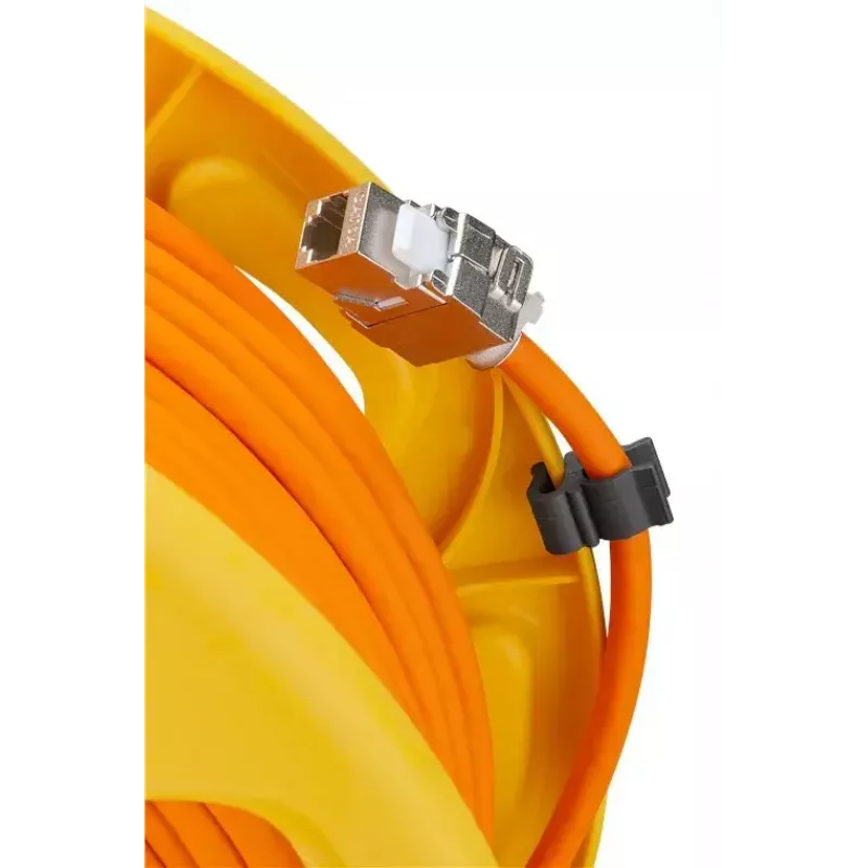 Kabel sieciowy Goobay przenośny RJ45 50m Cat7a pomarańczowy