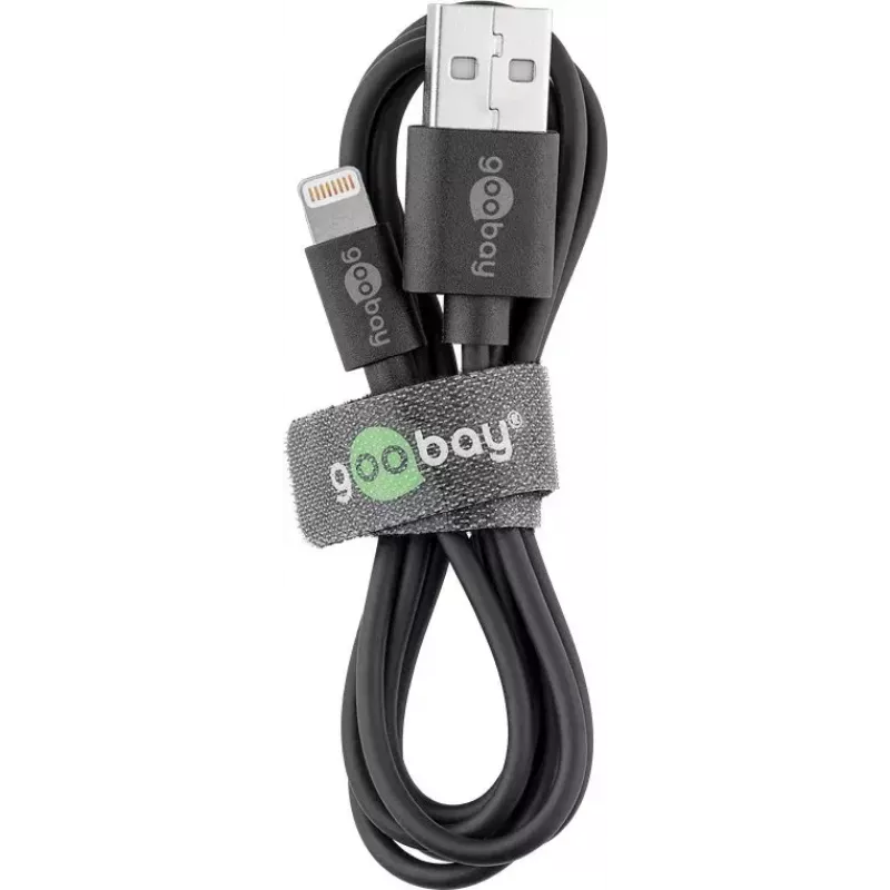 Goobay Lightning USB Charging and Sync kabel 0.5m Lightning USB A CE MFi