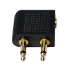 Adapter LogiLink CA1089 — 2×3,5 mm na 1×3,5 mm, pozłacane styki, czarny