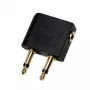 Adapter LogiLink CA1089 — 2×3,5 mm na 1×3,5 mm, pozłacane styki, czarny