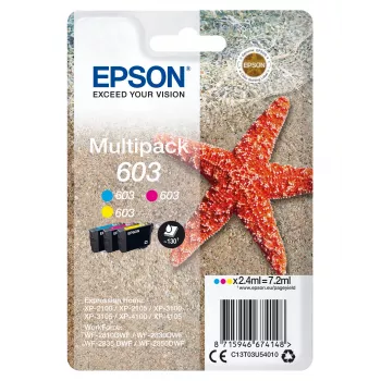 Kaseta z tuszem Epson C13T03U54010 1 szt. oryginalny standardowa wydajność cyjan, magenta, żółty