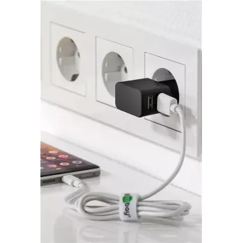 Zestaw ładowarki sieciowej Goobay Dual Apple Lightning 44995