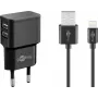 Zestaw ładowarki sieciowej Goobay Dual Apple Lightning 44995
